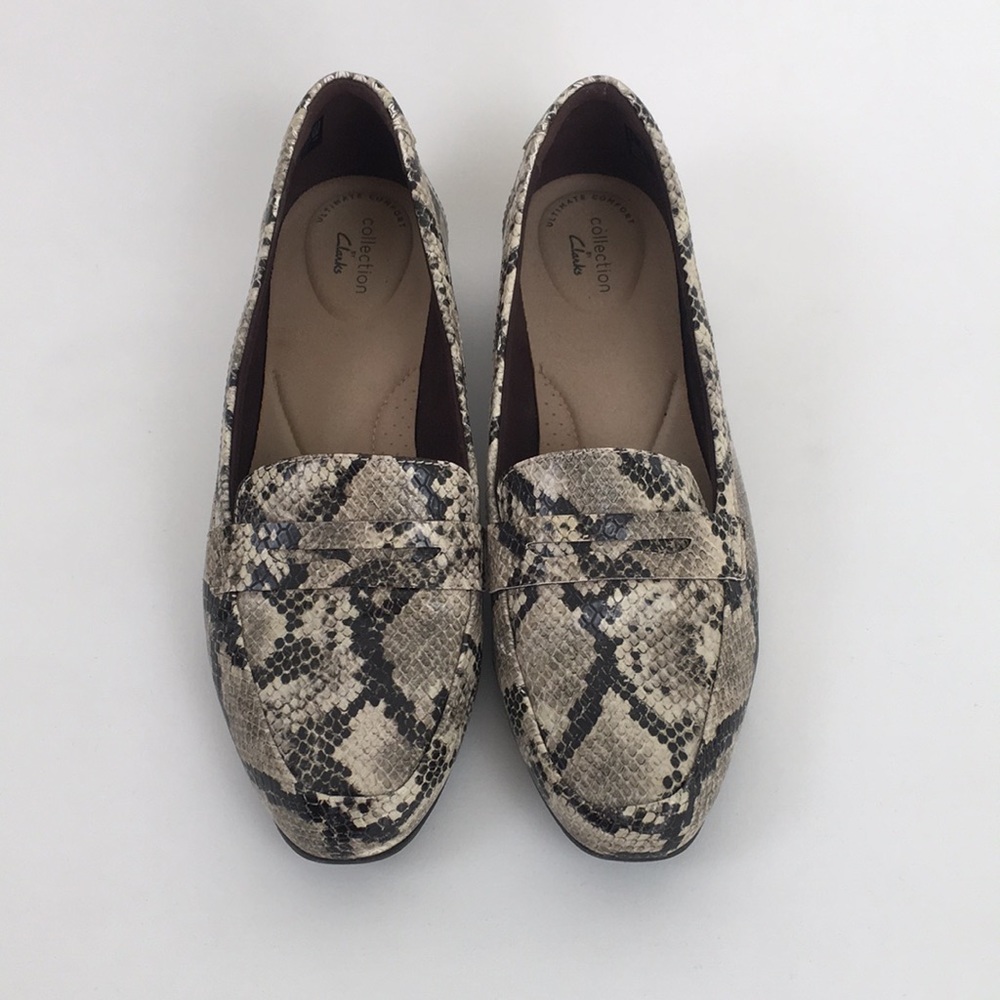 Clark’s Snakeskin Loafer